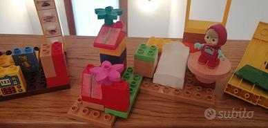 Lego masha & orso, fattoria, meccanico, poliziotto