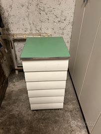 Cassettiera vintage cucina anni ‘50