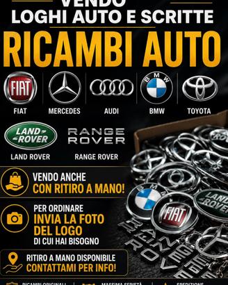 scritte e loghi auto