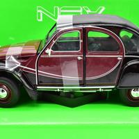 Modellino auto citroen 2cv charleston scala 1/24