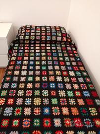 Coperta plaid uncinetto