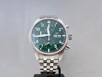 IWC Pilot 41mm verde full set IW388104