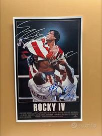 Poster di Sylvester Stallone – Rocky, autografato