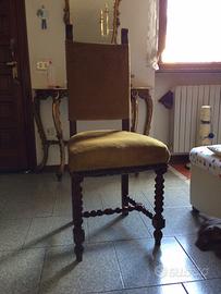 6 sedie a rocchetto