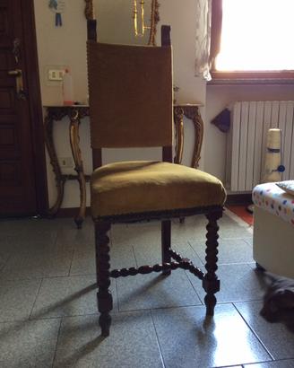 6 sedie a rocchetto