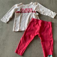 Maglietta e leggins bimba Guess