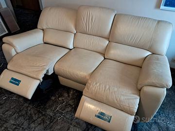 Divano in pelle 3 posti Chateaux d'Ax