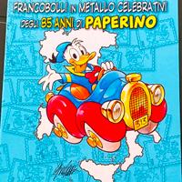 DISNEY FRANCOBOLLI DA COLLEZIONE IN METALLO 