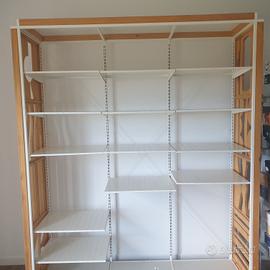 mobile  per cabina armadio legno acciaio 