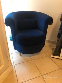 Poltroncina blu