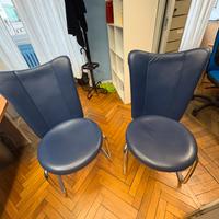 Sedie da ufficio in pelle