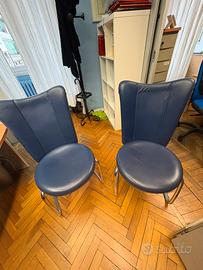 Sedie da ufficio in pelle