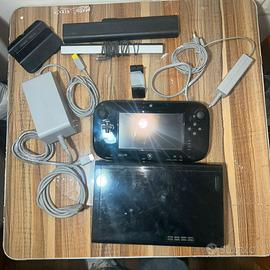 Nintendo Wii U Console Nera + GamePad + Accessori