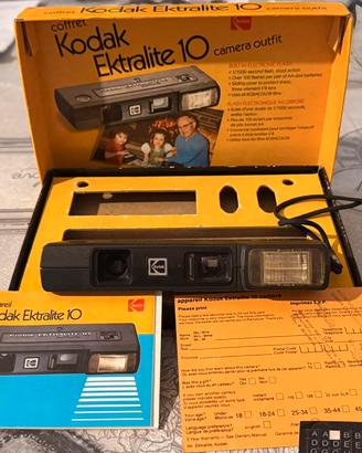 Kodak Ektralite 10 vintage con scatola + libretto