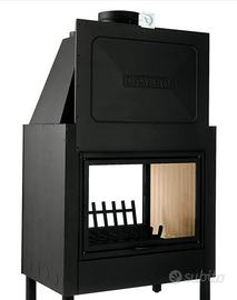 Camino a legna piazzetta