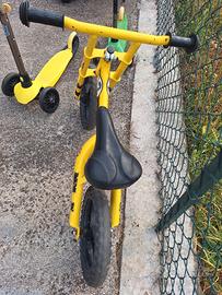 bici chicco gialla