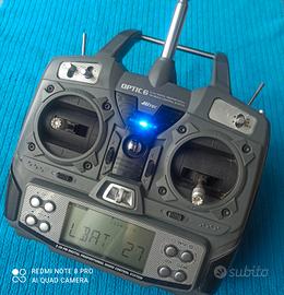 aeromodellismo radio Hitec Optic 6