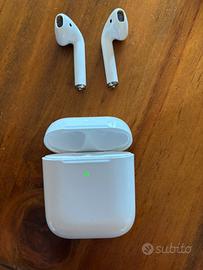 Airpods 2 con custodia LEGGERE DESCRIZIONE