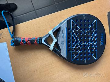 racchetta padel NOX QUANTUM COBALT 12K argento