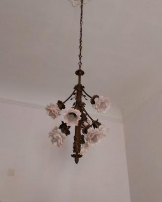 Lampadario in ottone