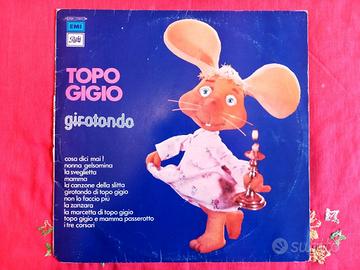 Disco LP Girotondo con le canzoni di Topo Gigio