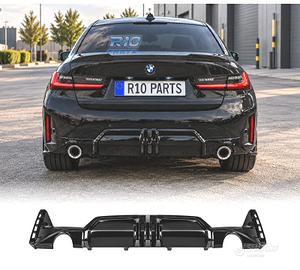 DIFUSORE BMW G20 LCI 23-25 LOOK M 330i NERO LUCIDO