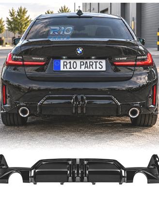 DIFUSORE BMW G20 LCI 23-25 LOOK M 330i NERO LUCIDO
