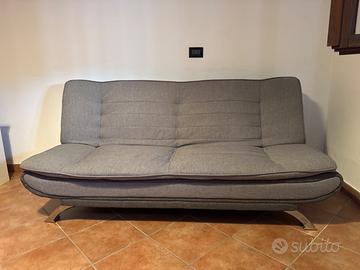 Divano letto grigio moderno – clic-clac – 190×120
