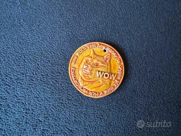 Moneta Dogecoin – Portachiavi “To the Moon"