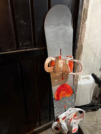 Burton tavola snow board + attacchi