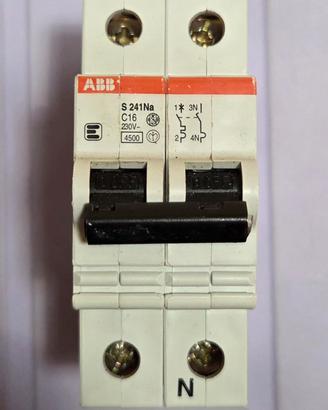Interruttore magnetotermico C16