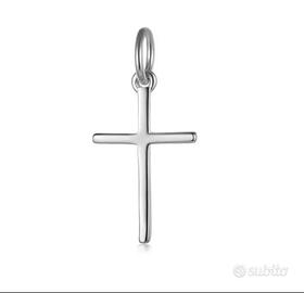 Collana con Ciondolo Croce in Argento 925