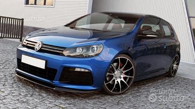 Lama spoiler paraurti anteriore vw golf 6 r slim