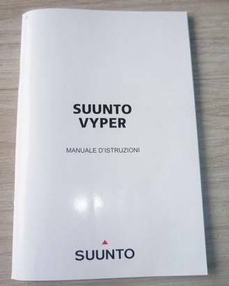 Manuale Istruzioni Computer Sub Suunto Vyper