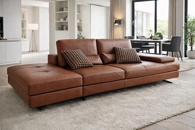 Divano Poltrone e Sofà in pelle - pari al nuovo