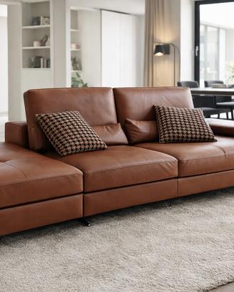 Divano Poltrone e Sofà in pelle - pari al nuovo