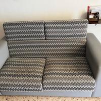 Divano 2 posti, fantasia Missoni