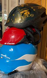 4 Caschi bici  15 euro da xs a small