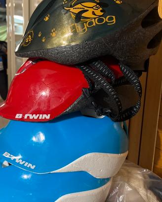4 Caschi bici  15 euro da xs a small