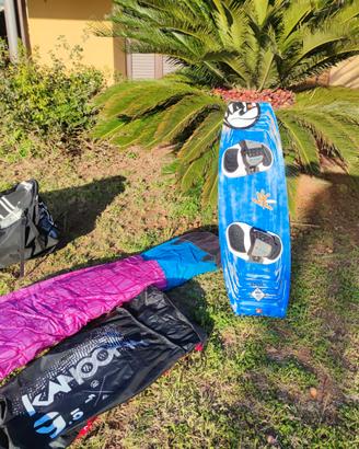 Kite Surf Completo: vela, tavola lish ed accessori