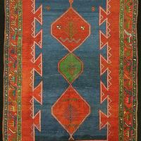 Tappeto antico caucasico originale.passatoie kilim