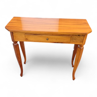 Consolle tavolino artigianale direttorio in noce