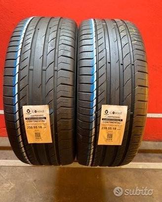 2 gomme 235 55 18 continental a3370