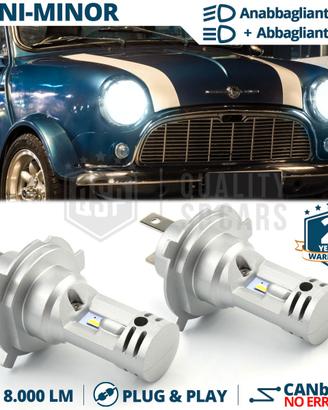 Lampadine LED H4 per Fari MINI MINOR Luce Bianca