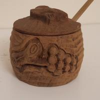 Zuccheriera artigianato vintage 