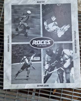 pattini in linea roces nuovi 39