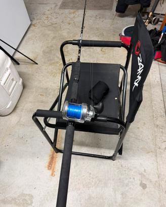 Canna xzoga mulinello shimano traina