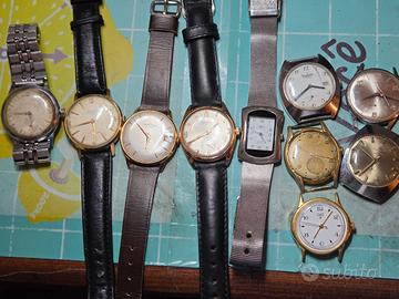 lotto di n. 10 orologi funzionanti vintage