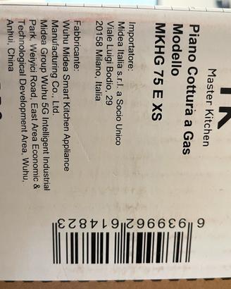 Cappa e piano cottura a gas Nuovi