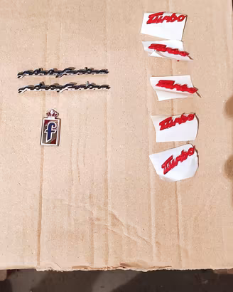 loghi fregi nuovi Pininfarina e turbo